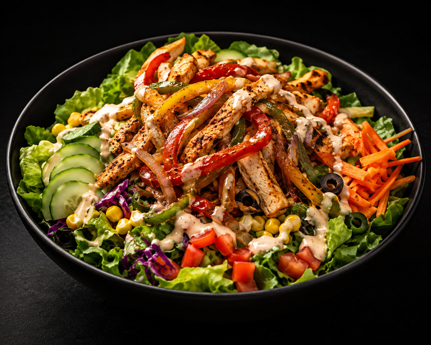 CHICKEN FAJITA SALAD