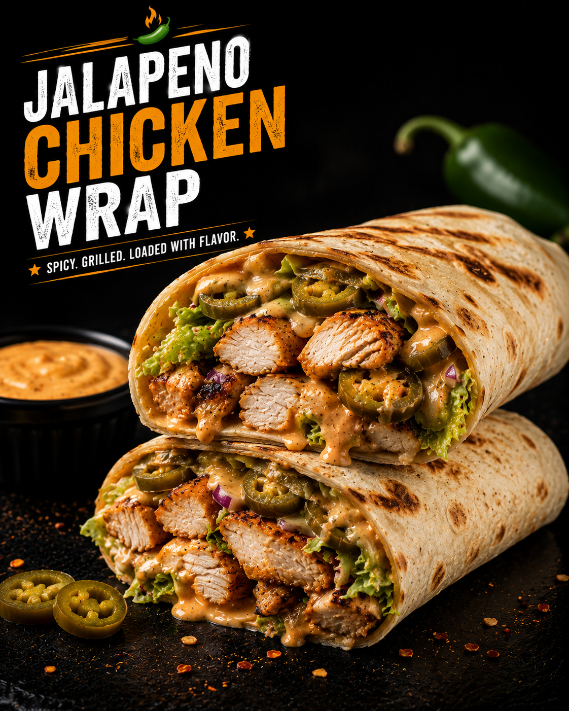 JALUPENO CHICKEN WRAP